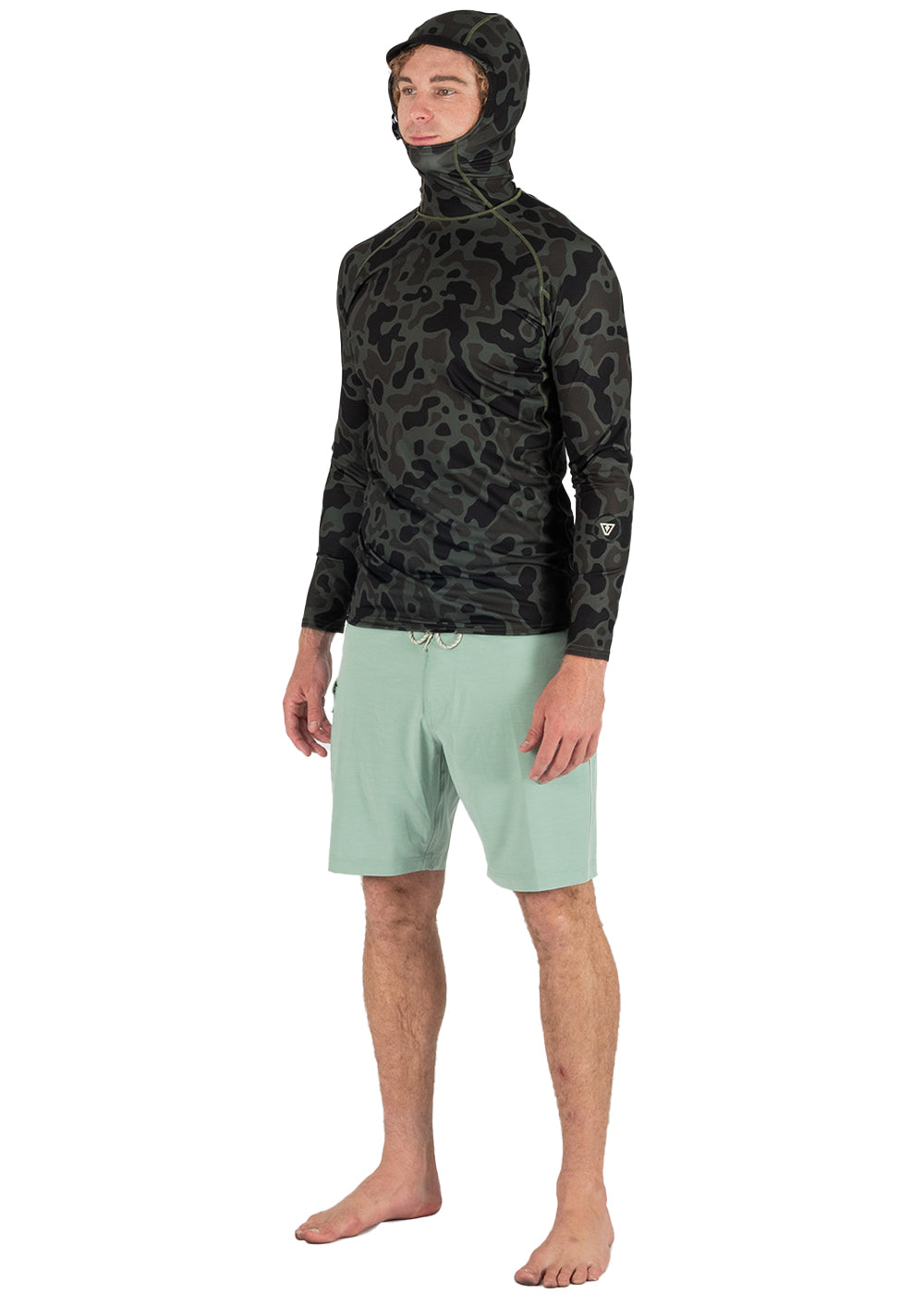 Warm Seas Eco Hooded LS Rash Guard