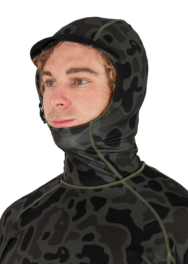 Warm Seas Eco Hooded LS Rash Guard