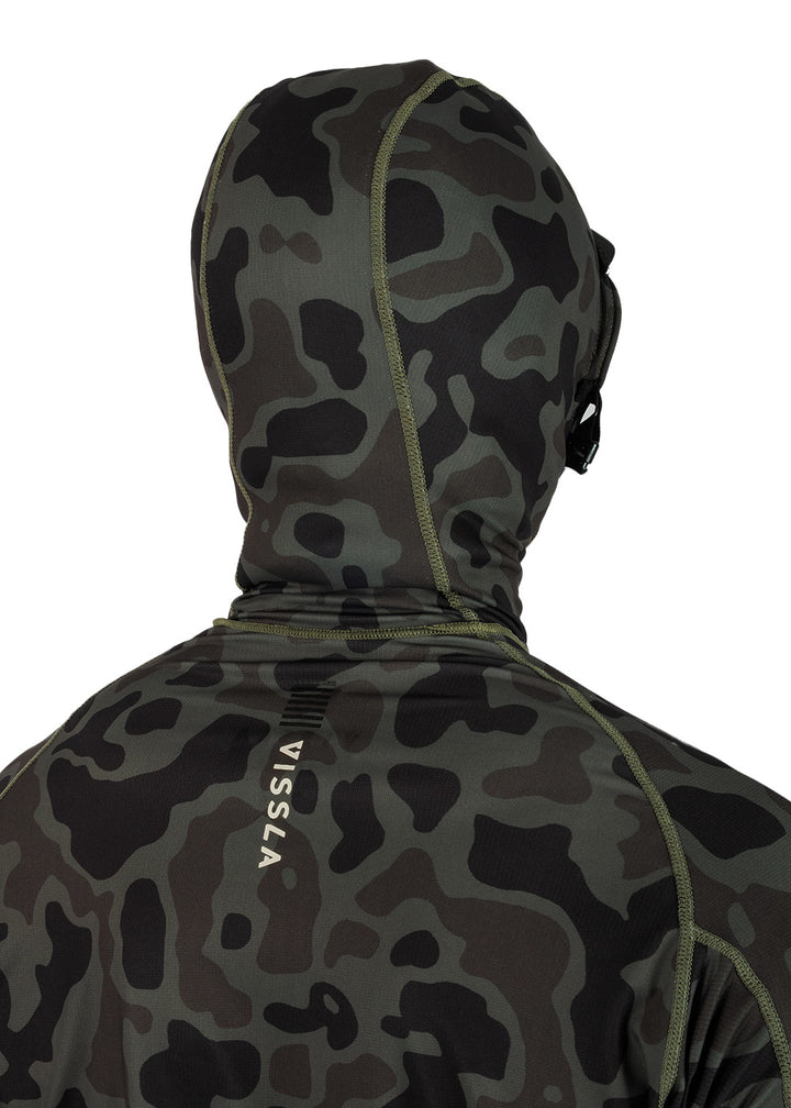 Warm Seas Eco Hooded LS Rash Guard