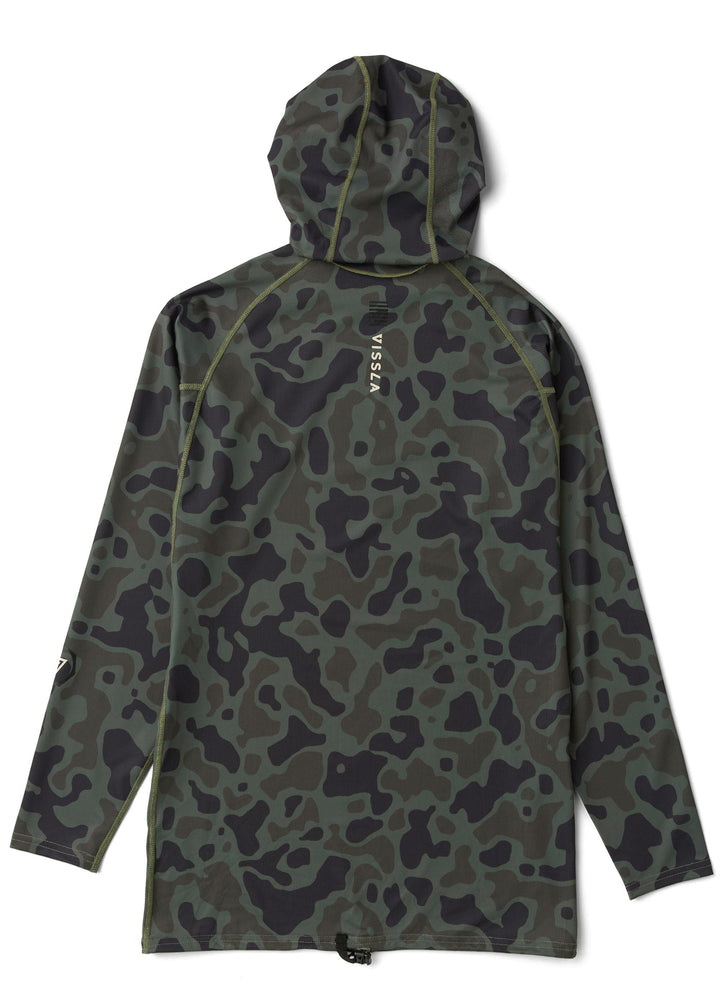 Warm Seas Eco Hooded LS Rash Guard