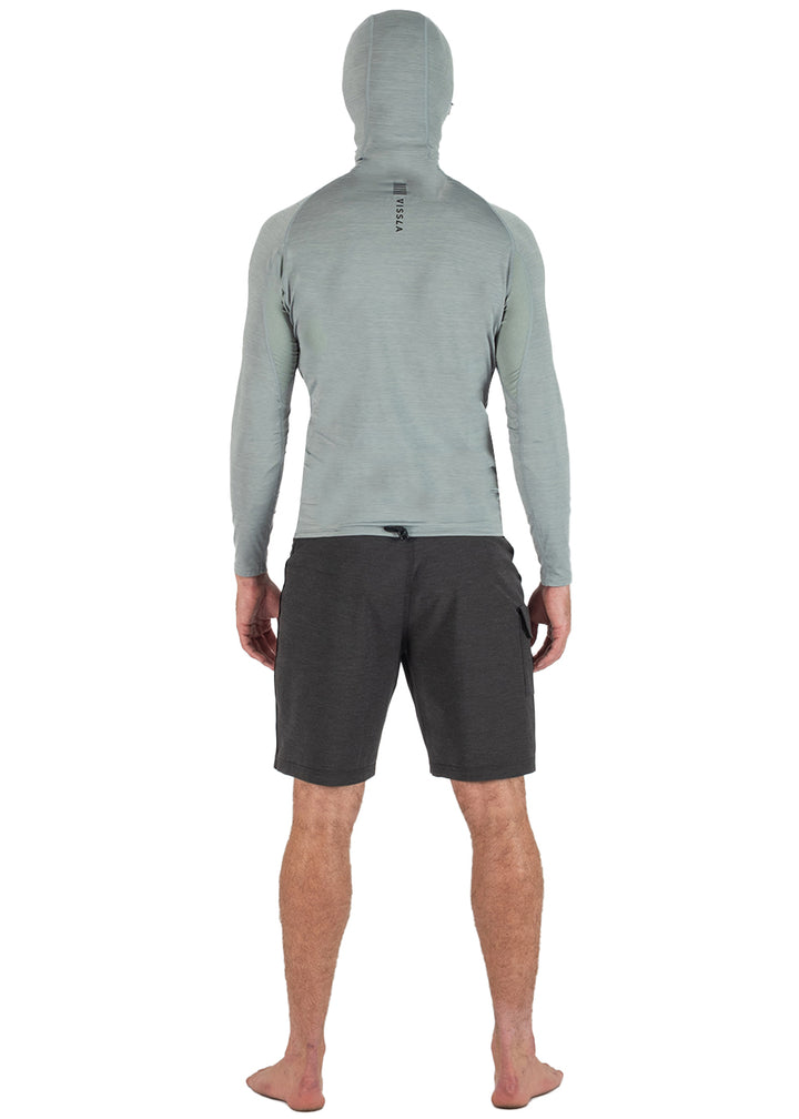 Warm Seas Eco Hooded LS Rash Guard