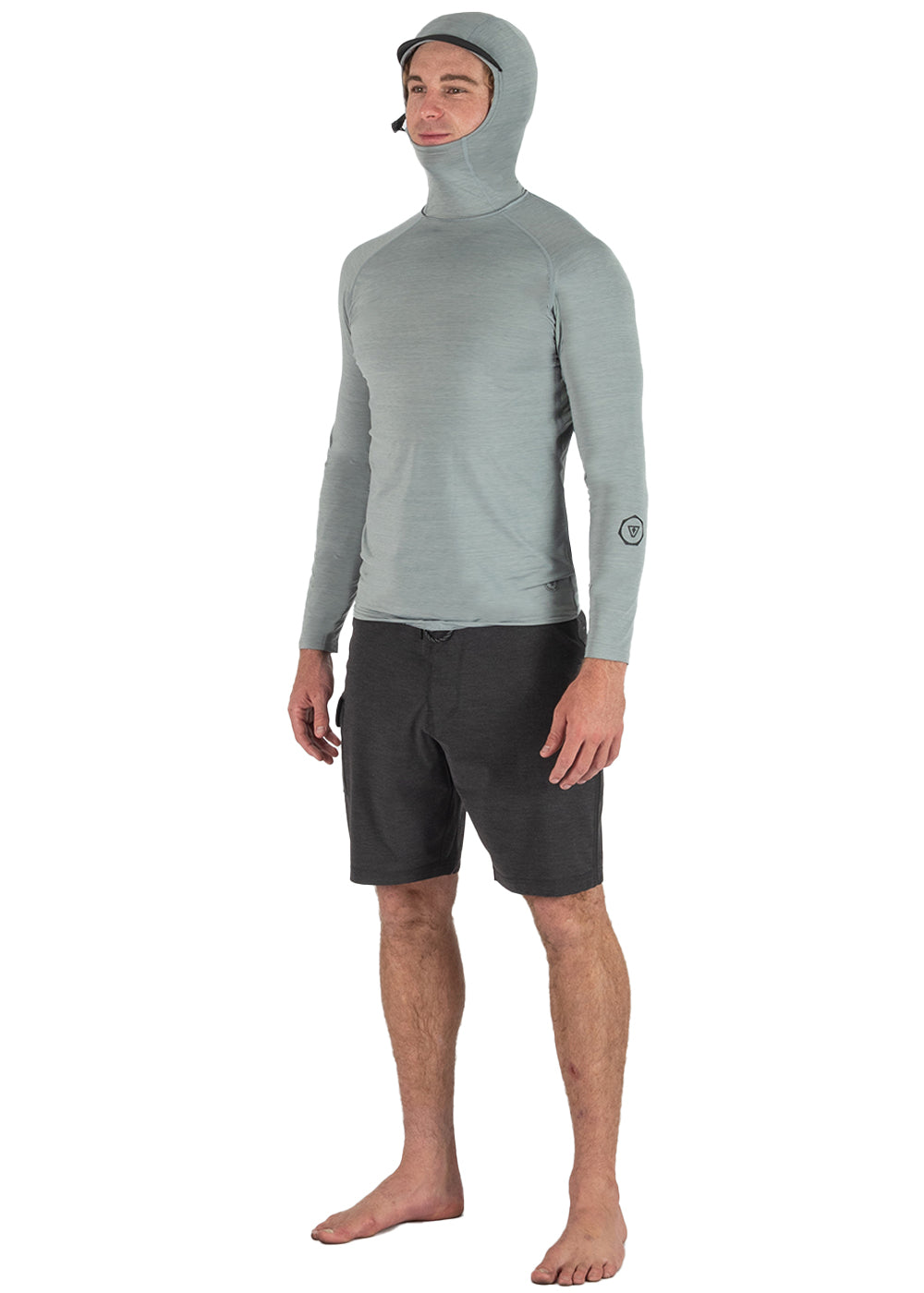 Warm Seas Eco Hooded LS Rash Guard