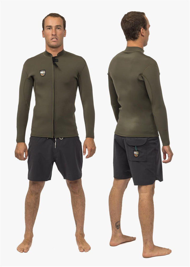 Solid Sets 2Mm Front Zip Wetsuit Jacket