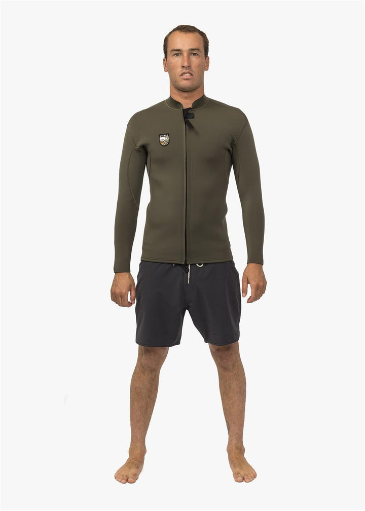 Solid Sets 2Mm Front Zip Wetsuit Jacket
