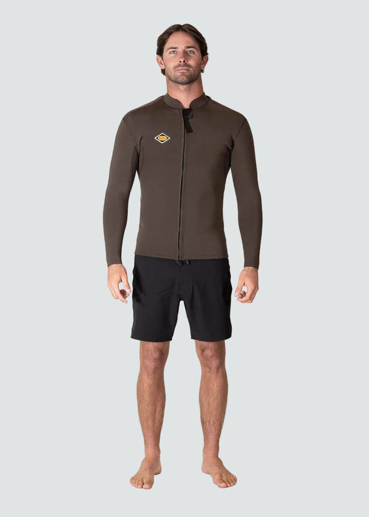 Solid Sets 2Mm Front Zip Wetsuit Jacket