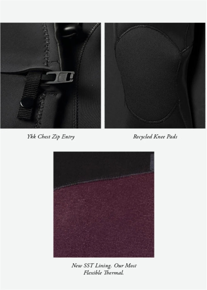 7 Seas Comp 3-2 Full Chest Zip Wetsuit