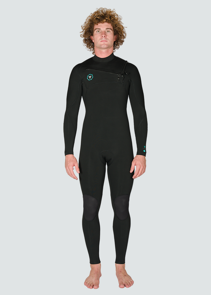 Vissla Men's Wetsuit | 7 Seas 3-2 Chest Zip Full Wetsuit - Black Vissla Men's Wetsuit | 7 Seas 3-2 Chest Zip Full Wetsuit - Black