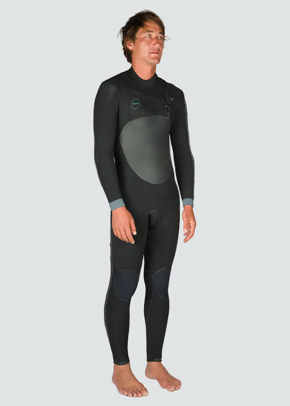 VISSLA ウェットスーツ レッド ブラック ZONE3 ウェットスーツ フル VISSLA ウェットスーツ レッド ブラック ZONE3 ウェットスーツ フル