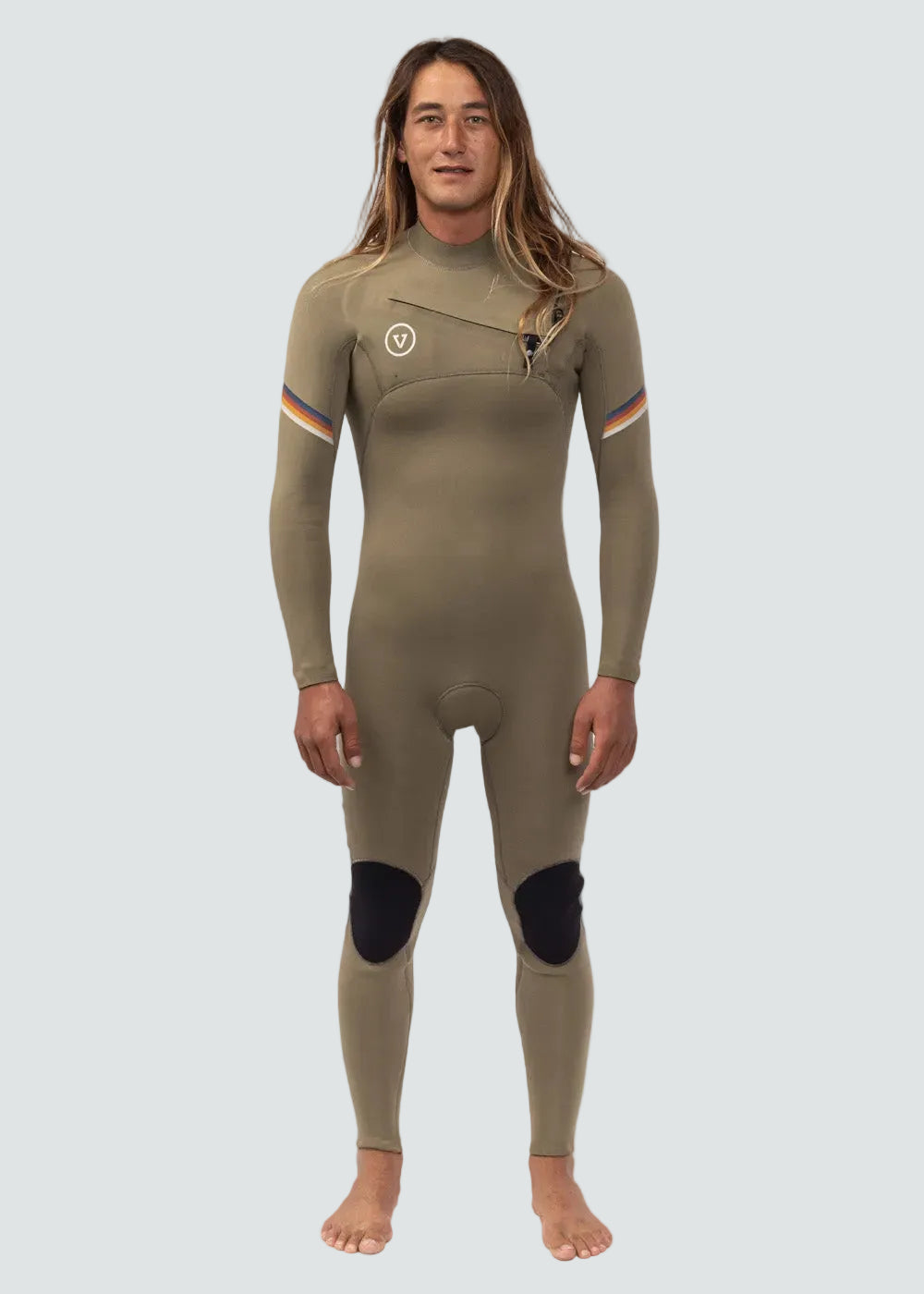 Vissla 7 Seas Boys Raditude 4-3 Full Chest Zip Wetsuit | Pacific City