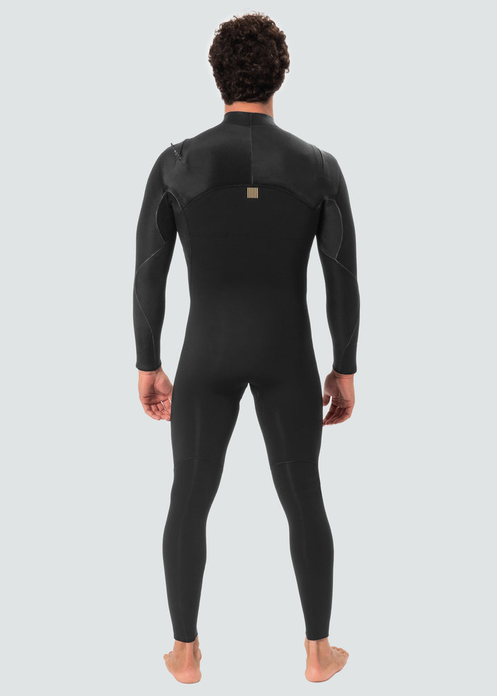 New Seas 4-3 U-Zip Wetsuit - Black