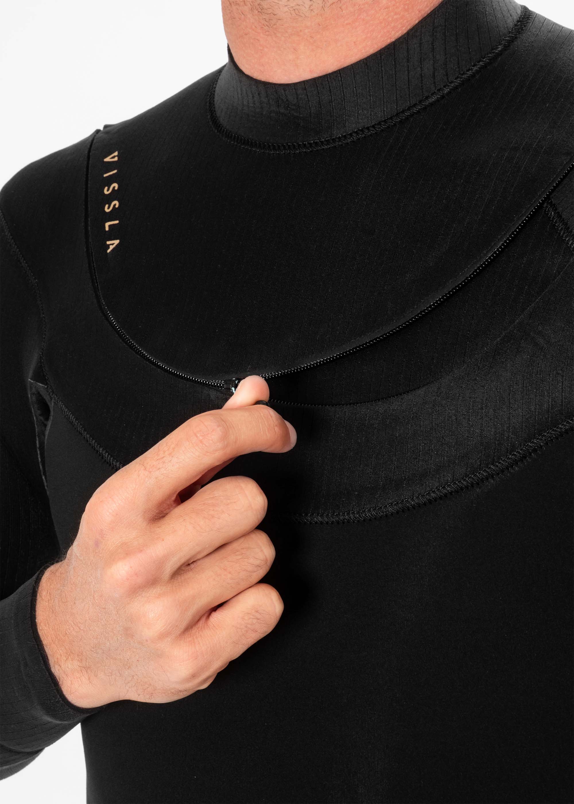 New Seas 4/3mm U-Zip Wetsuit | Vissla Zipperless Fullsuit – Vissla com