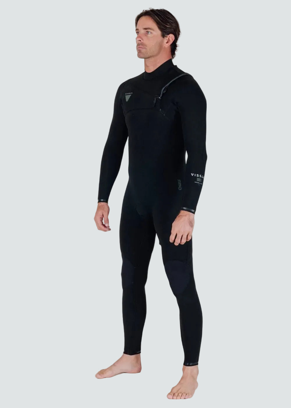 Natural Seas 4/3mm Chest Zip Wetsuit | Vissla Neoprene-Free