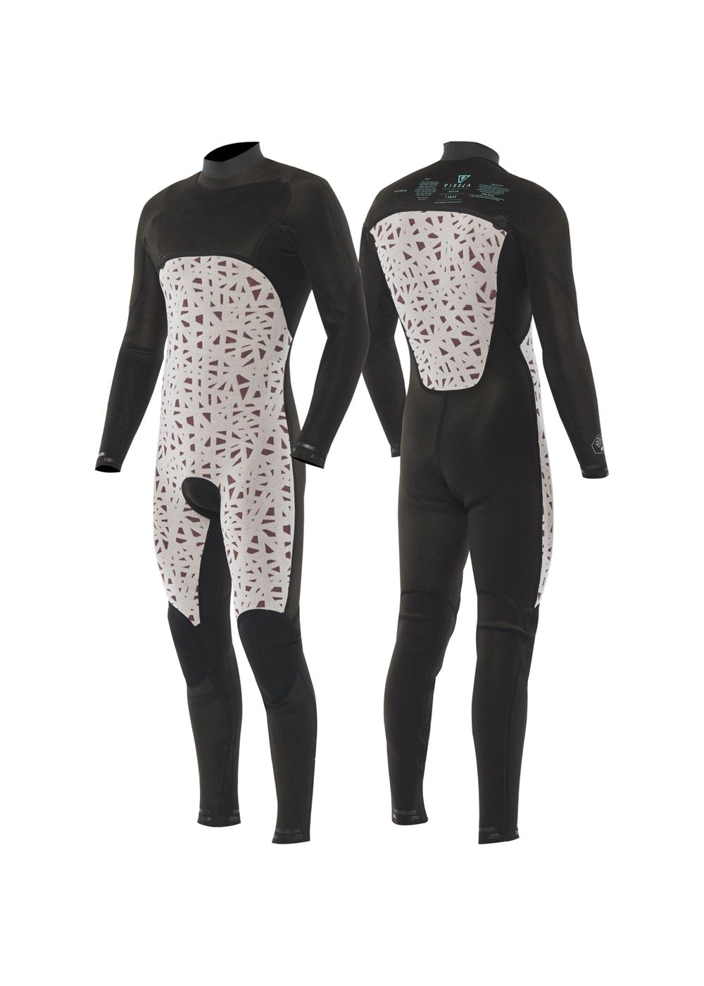 7 Seas 4-3 Full Chest Zip Wetsuit