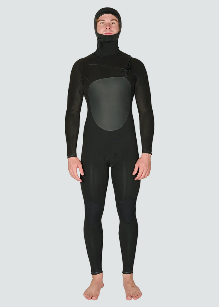 High Seas II 5/4mm Hooded Chest Zip Wetsuit | Vissla Cold Water