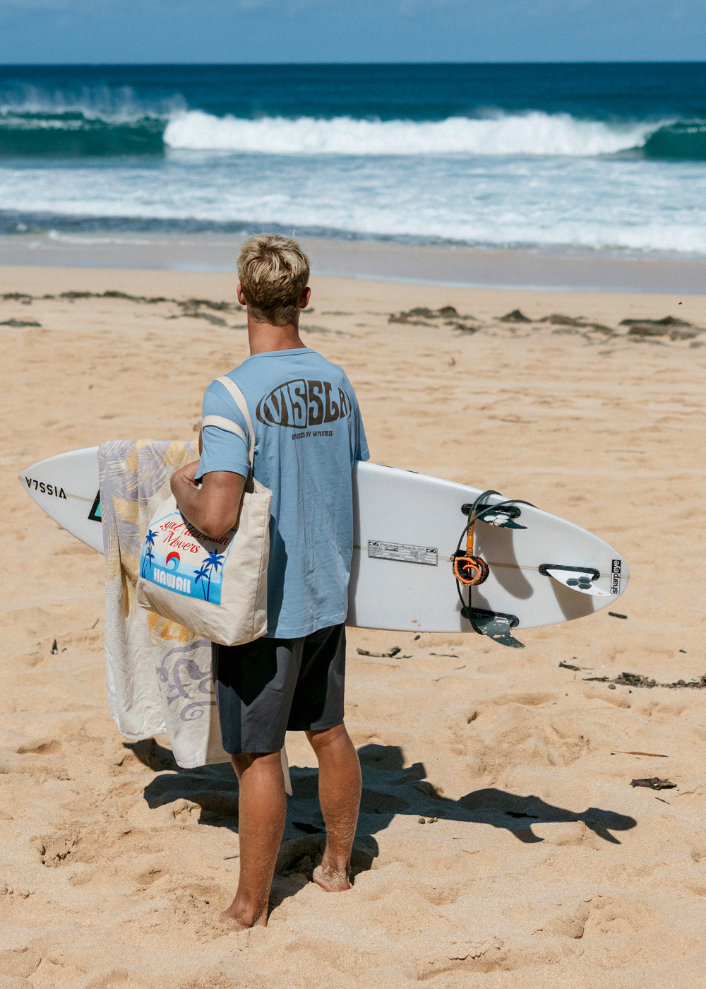 Split Organic Cotton Tee - Vintage Wash | Vissla – Vissla com