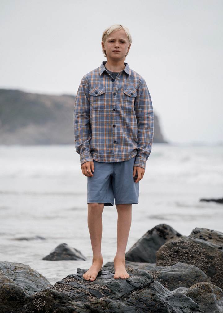 Central Coast Eco Boys Long Sleeve Flannel