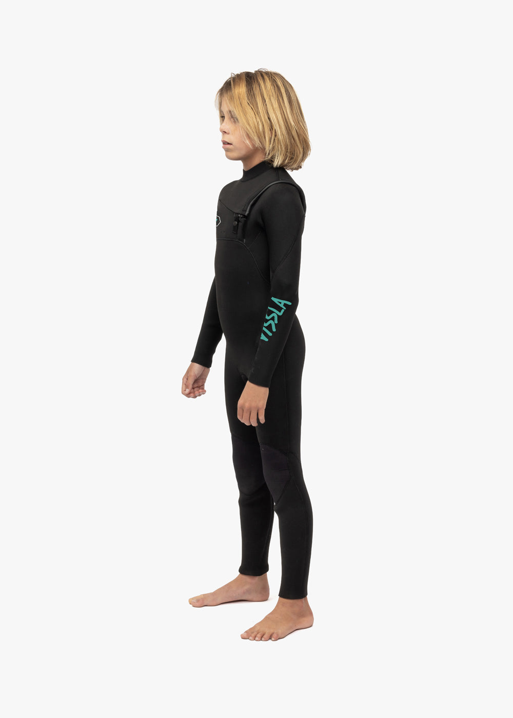 7 Seas 3-2 Boys Chest Zip Full Wetsuit