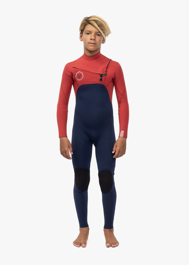 7 Seas 3-2 Boys Chest Zip Full Wetsuit