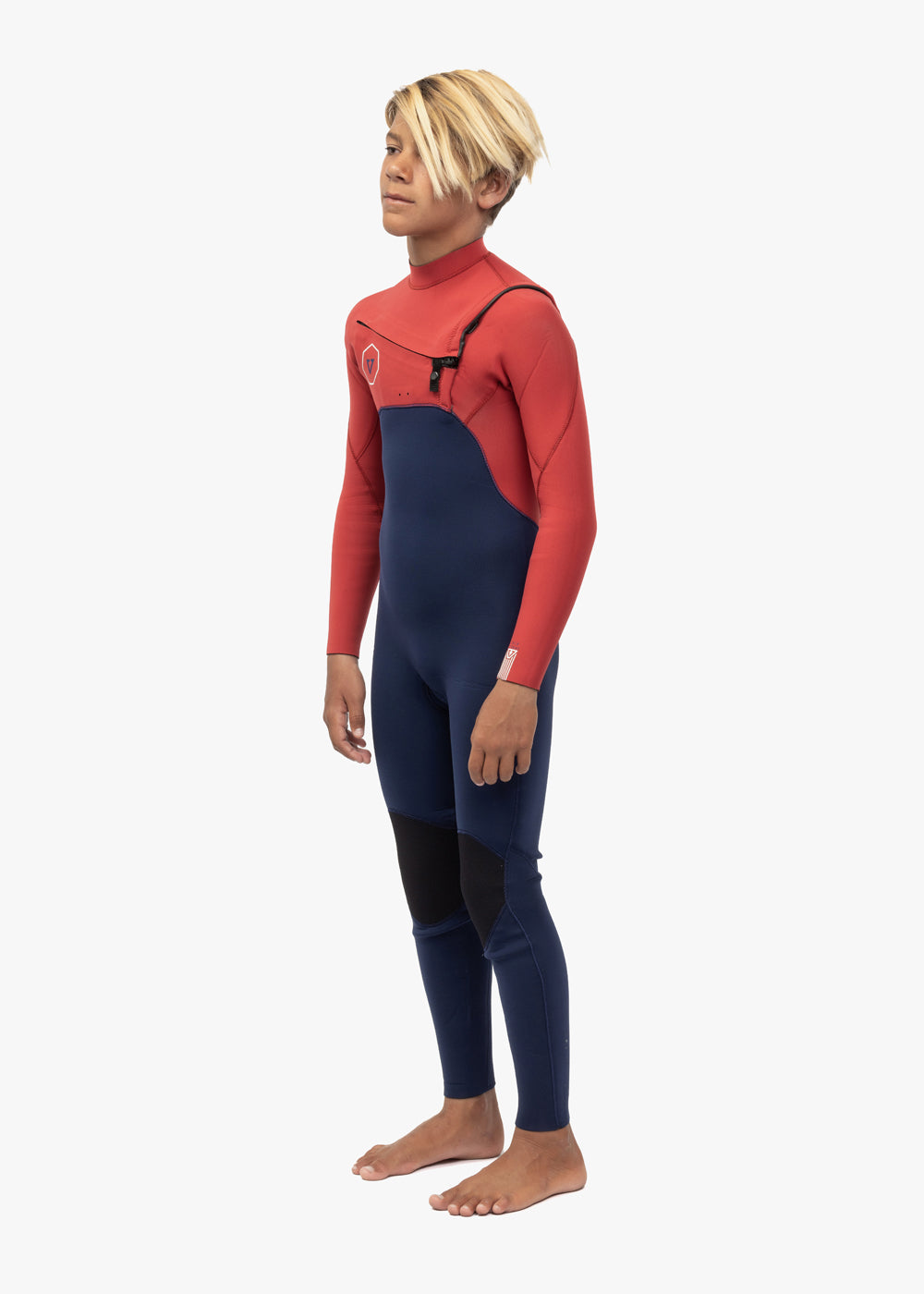 7 Seas 3-2 Boys Chest Zip Full Wetsuit