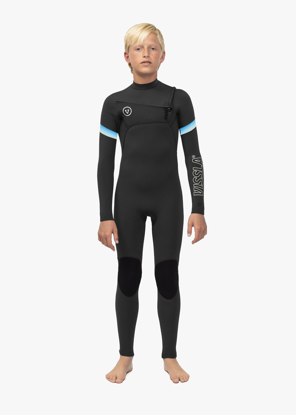 7 Seas Boys Raditude 3-2 Full Chest Zip Wetsuit