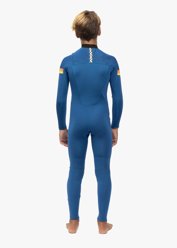 7 Seas Boys Raditude 3-2 Full Chest Zip Wetsuit