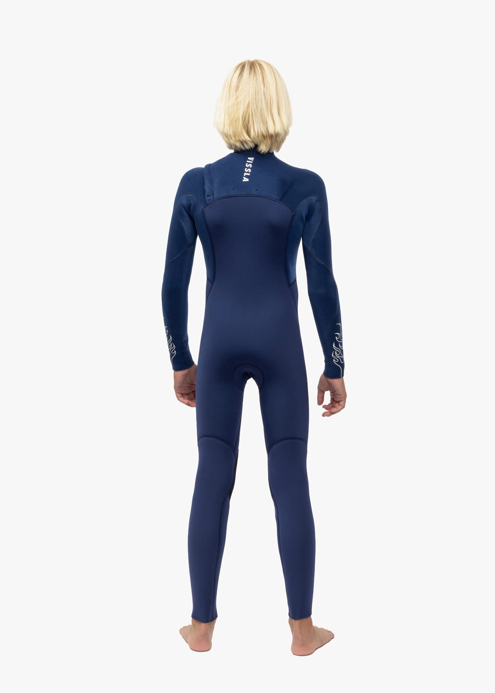 High Seas Boys Fire 3-2 Full Chest Zip Wetsuit