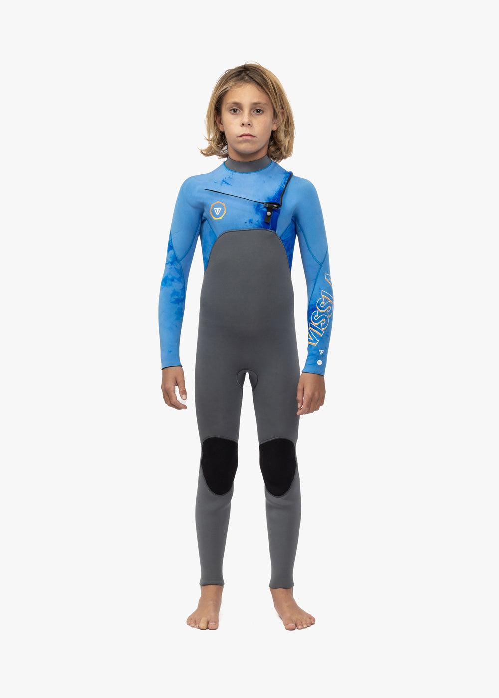 7 Seas Boys 4-3 Full Chest Zip Wetsuit