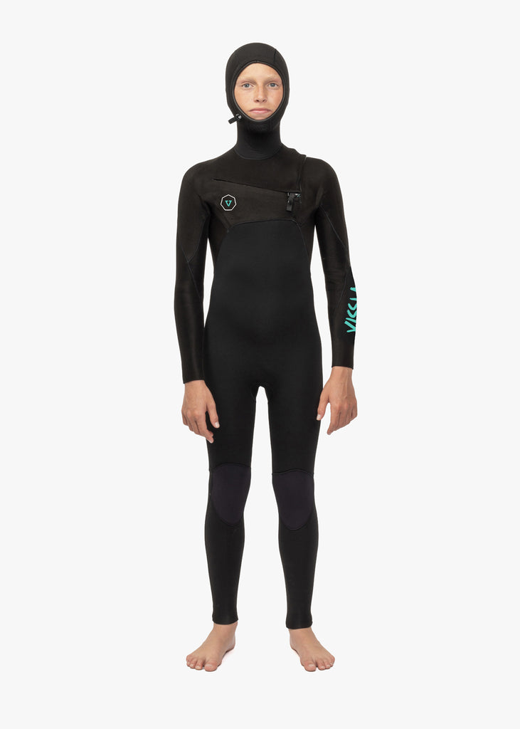 Vissla Boy's Wetsuit | 7 Seas 4-3 Bolt Chest Zip Full Suit