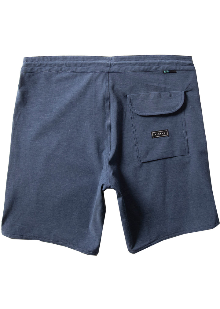 Vissla Dark Denim Solid Sets 18.5" Boardshort Back View