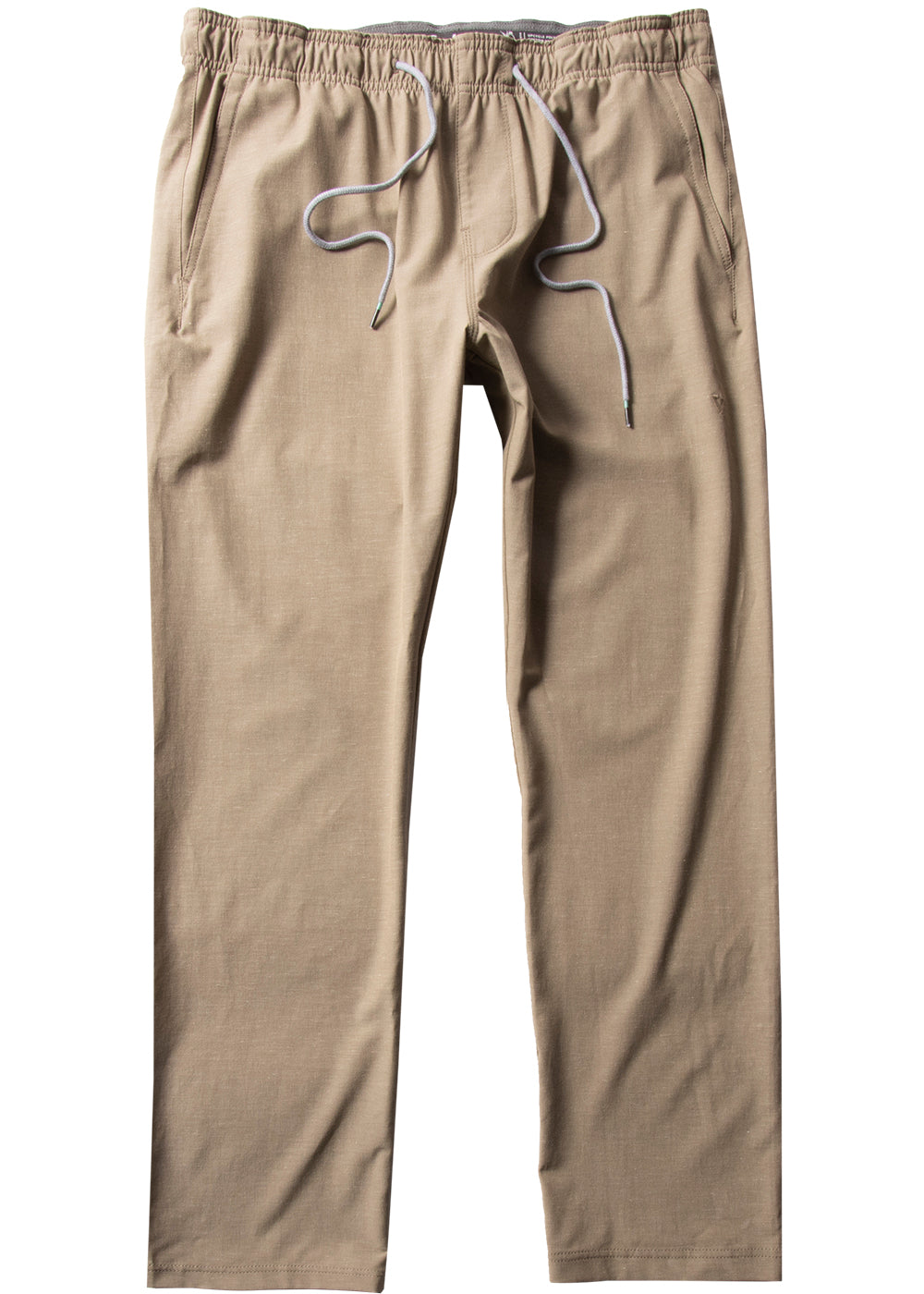 Vissla Khaki Hemp No See Ums Eco Elastic Pant Front View 