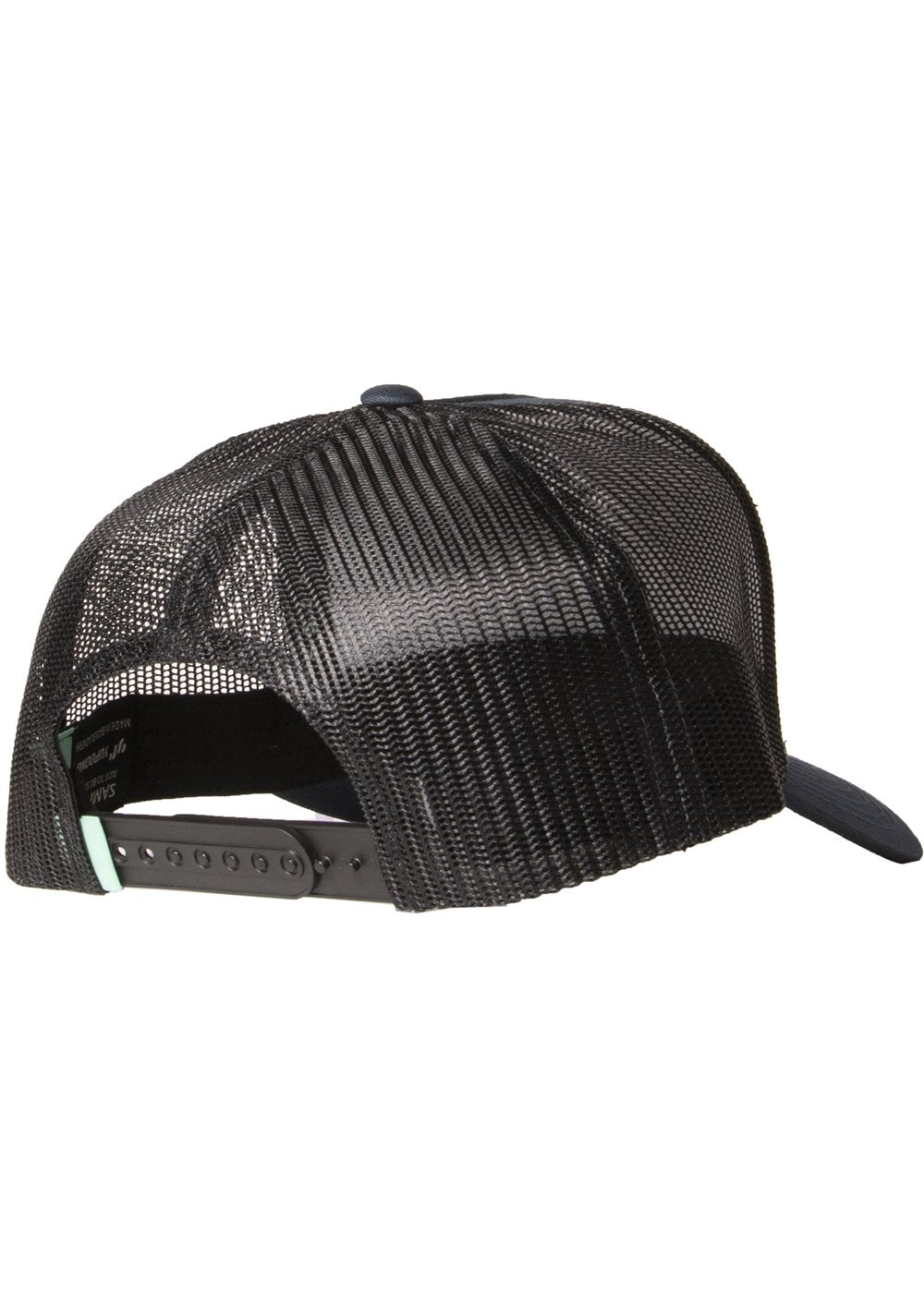 Naval Vissla Cap with Black Mesh Backing - Back View 