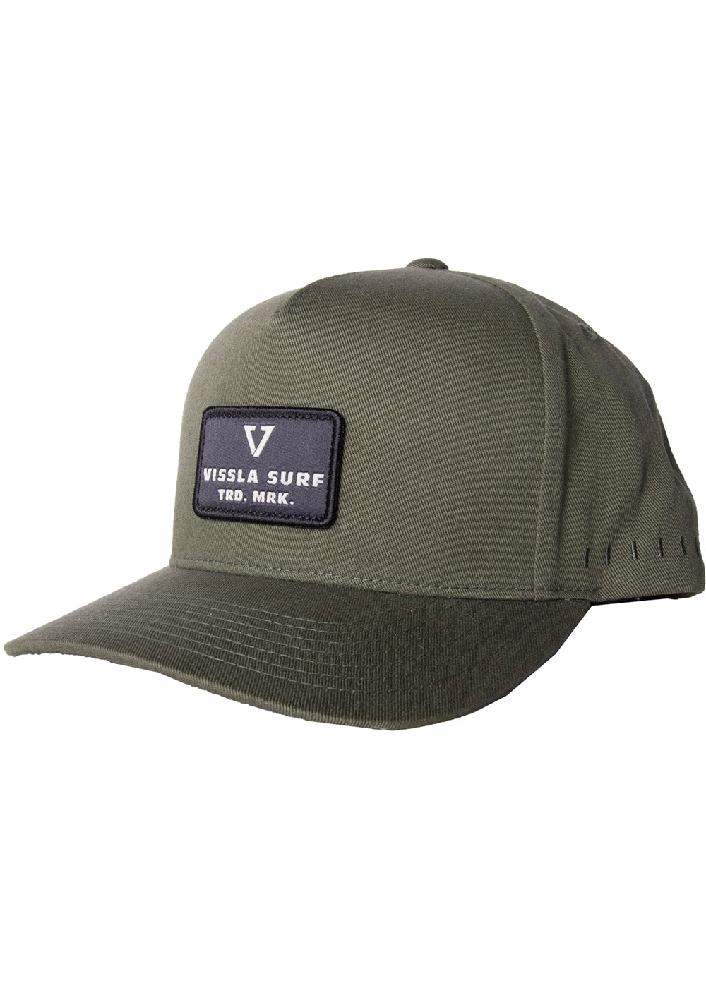 Vissla Mens Surplus Sevens Hat with Patch Front View 