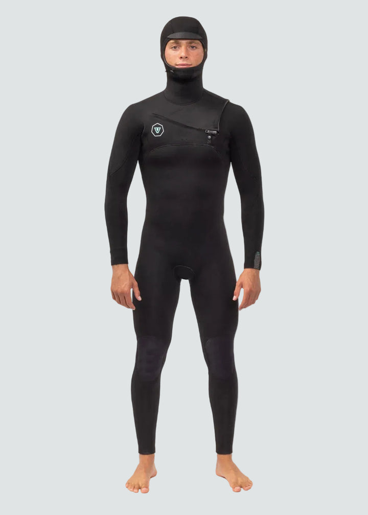 7 Seas 4-3 Full Hooded Chest Zip Wetsuit