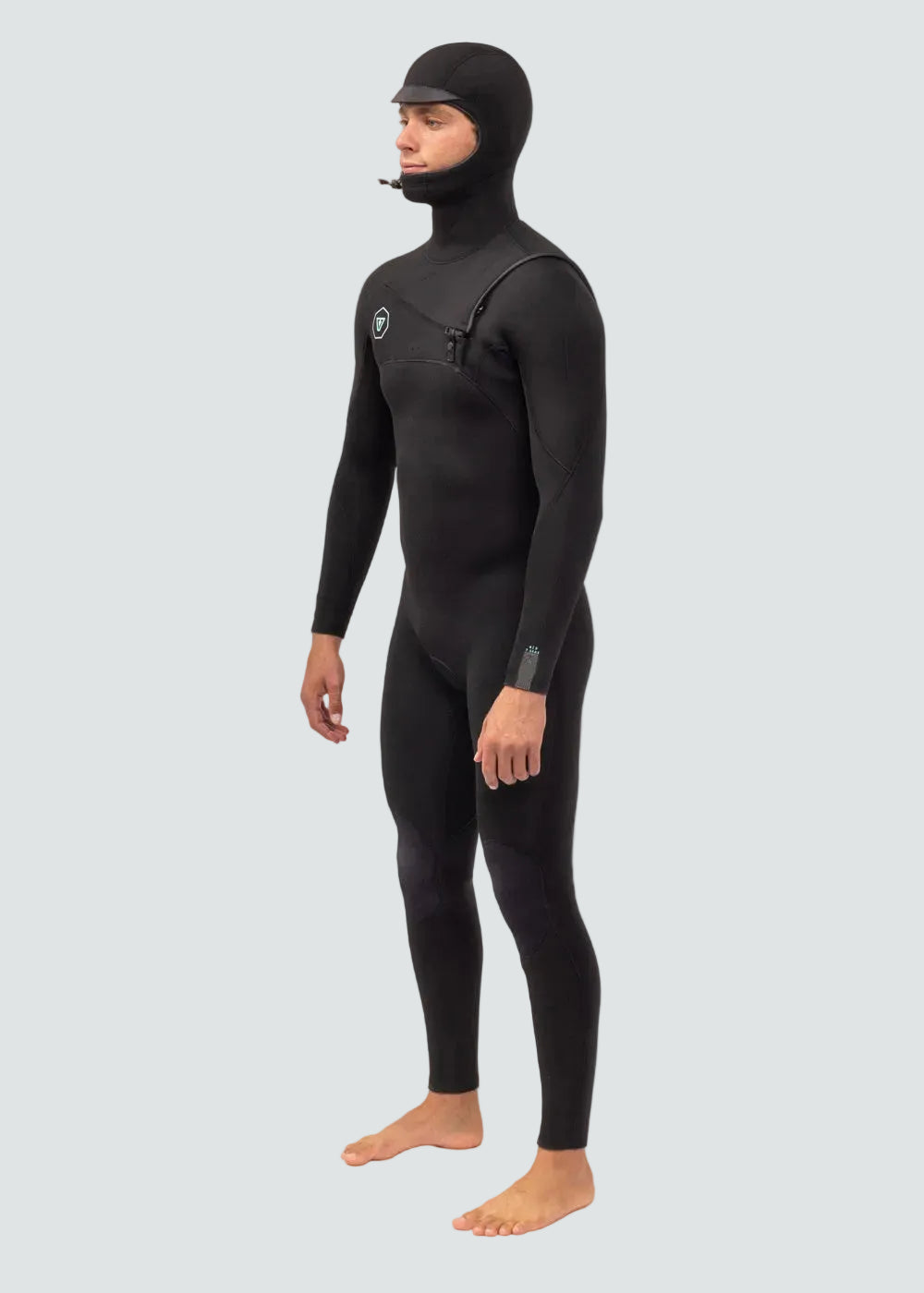 7 Seas 4-3 Full Hooded Chest Zip Wetsuit