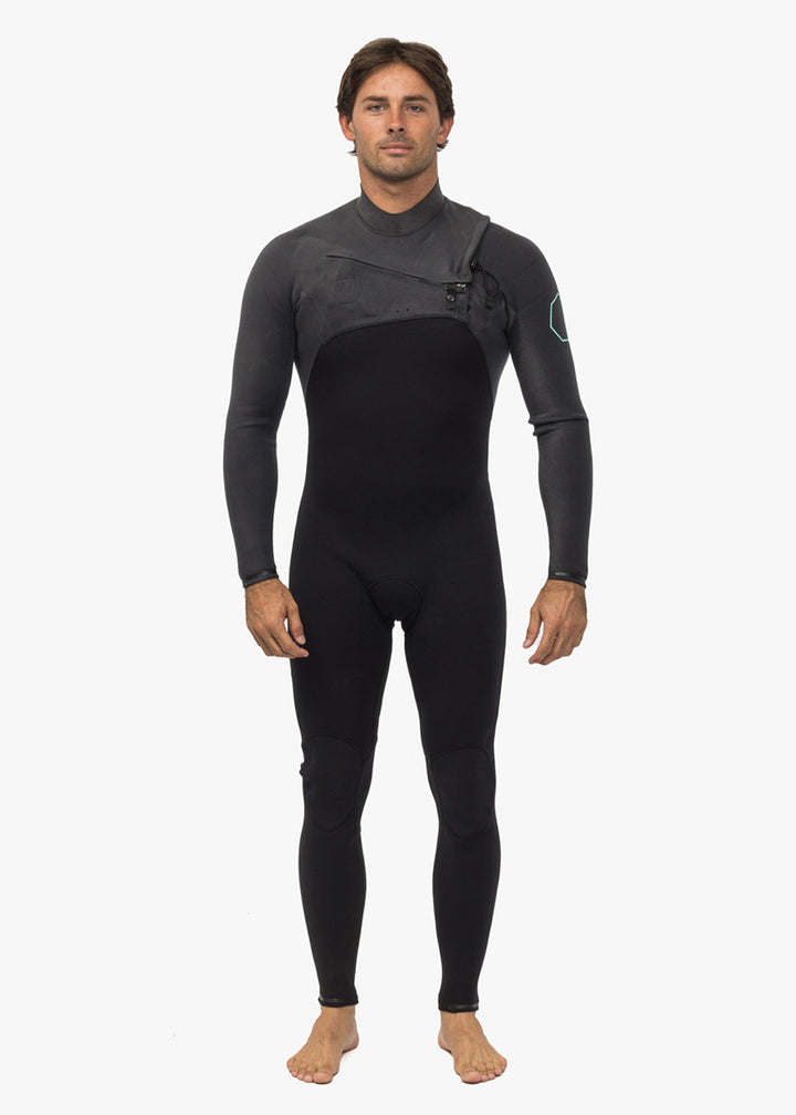 High Seas II 4-3 Full Chest Zip Wetsuit