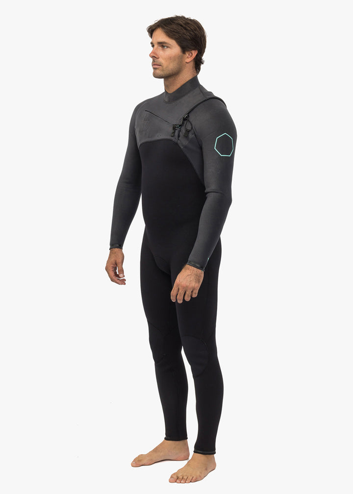High Seas II 4-3 Full Chest Zip Wetsuit