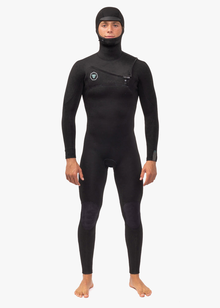 7 Seas 5-4-3 Full Hooded Chest Zip Wetsuit