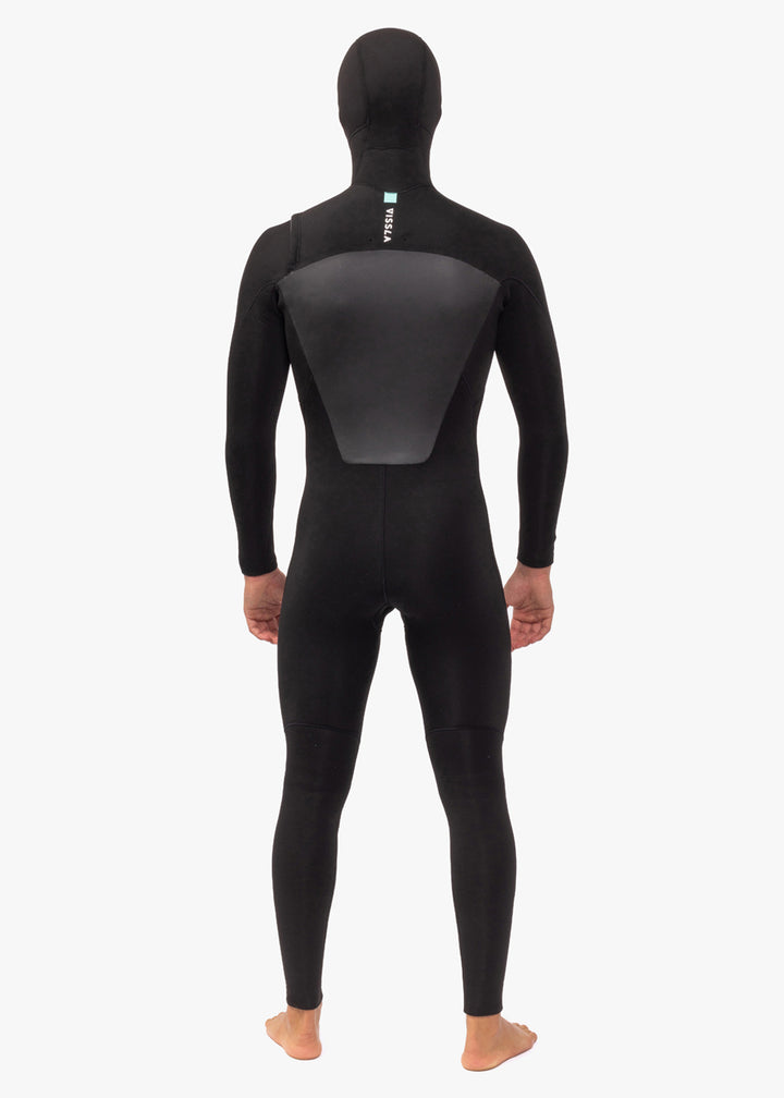 7 Seas 5-4-3 Full Hooded Chest Zip Wetsuit
