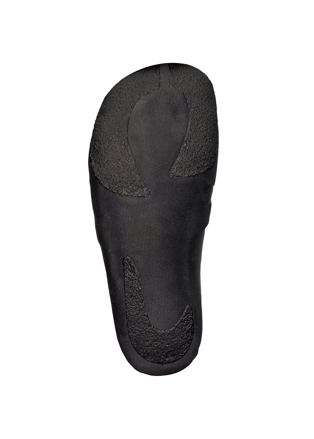 Vissla Men's Black High Seas ll 3MM Split Toe Wetsuit Booties. Bottom View.