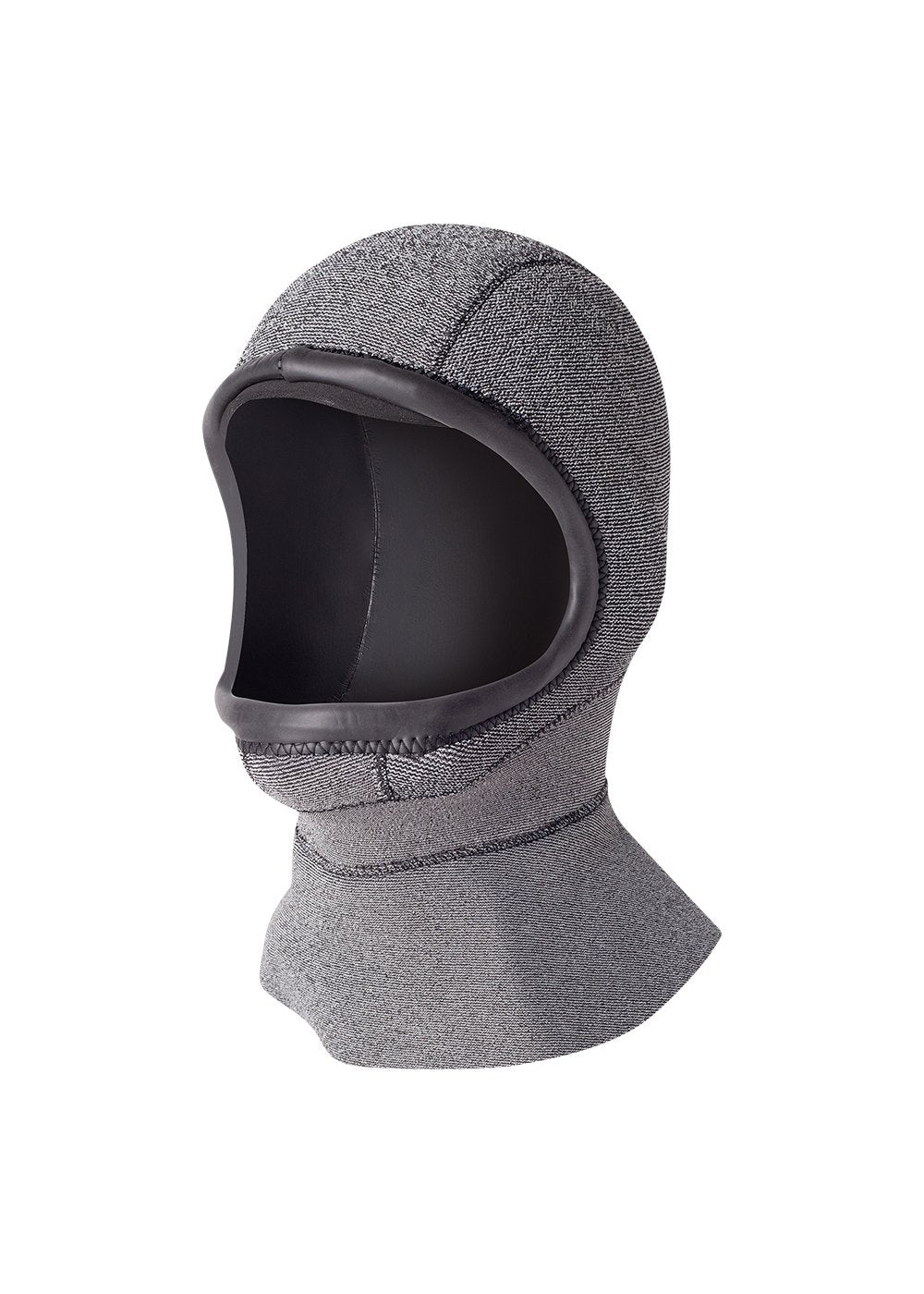 Vissla Men's Black North Seas 3MM Wetsuit Hood. Front View of Inside..